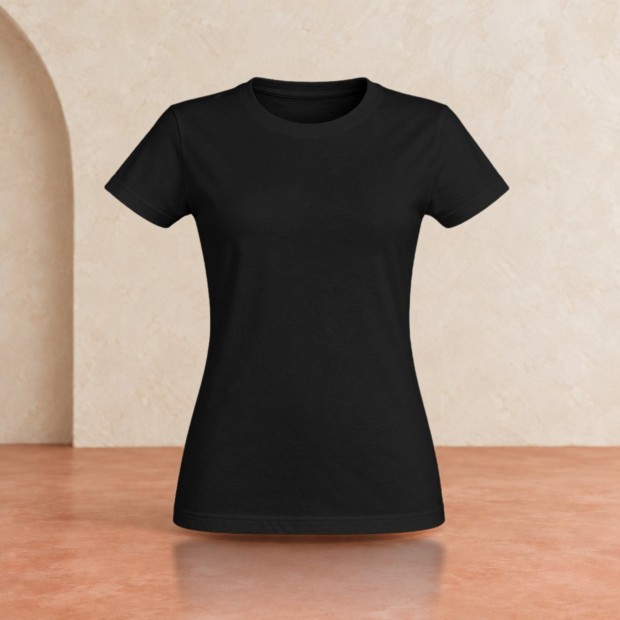 Tee-shirt femme Sol's Imperial Noir profond