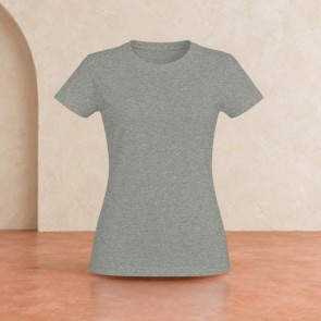 Tee-shirt femme Sol's Imperial Gris chiné