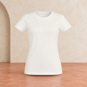 Tee-shirt femme Sol's Imperial Ecru
