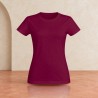 Tee-shirt femme Sol's Imperial Bordeaux