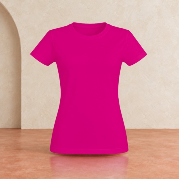 Tee-shirt femme Sol's Imperial Fuchsia