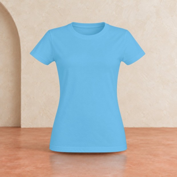 Tee-shirt femme Sol's Imperial Ciel