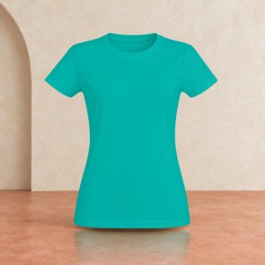 Tee-shirt femme Sol's Imperial Bleu caraïbes