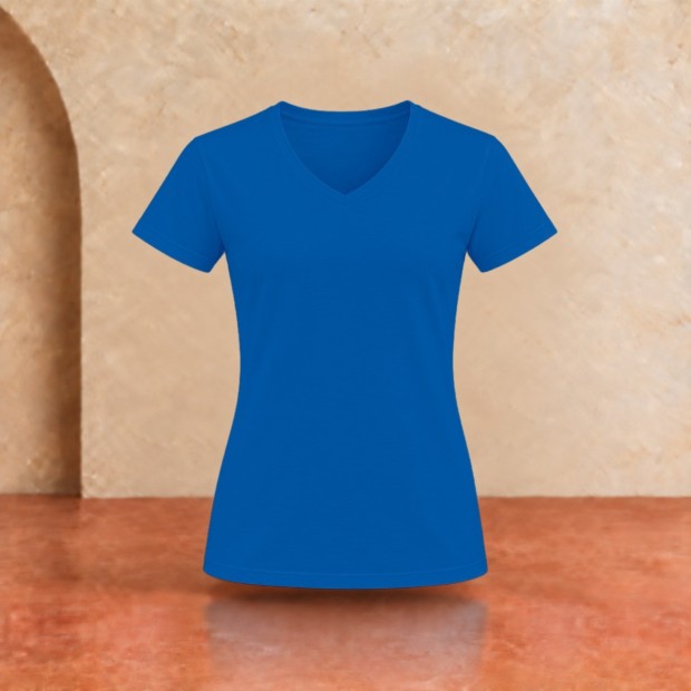 Tee-shirt col V femme Sol's Imperial Royal