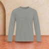 Tee-shirt manches longues homme Sol's Imperial Gris chiné