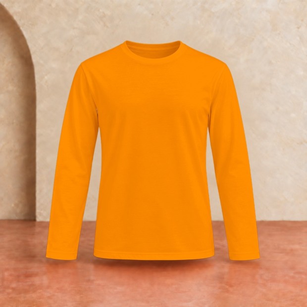 Tee-shirt manches longues homme Sol's Imperial Orange