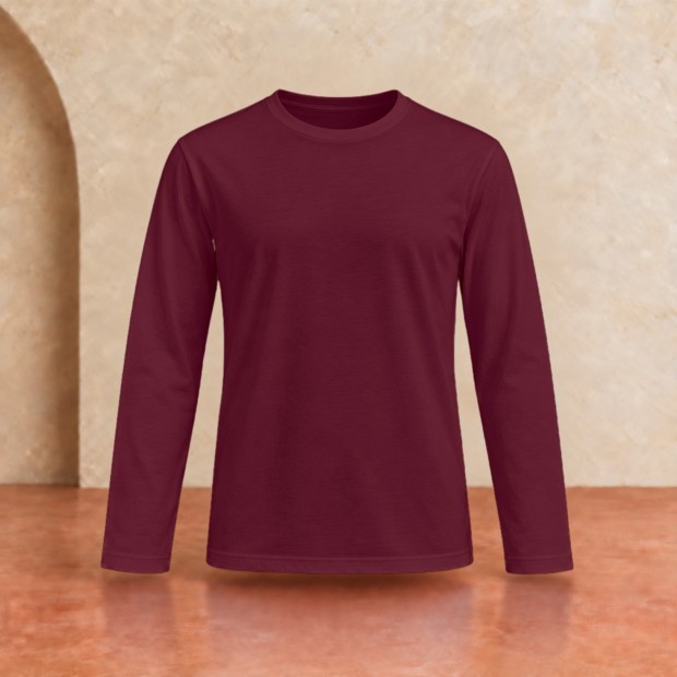Tee-shirt manches longues homme Sol's Imperial Oxblood