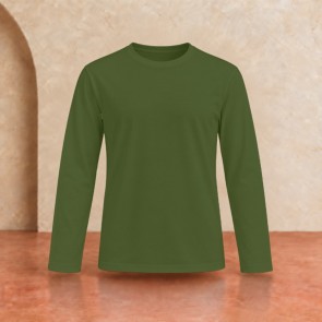 Tee-shirt manches longues homme Sol's Imperial Kaki foncé