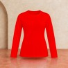 Tee-shirt manches longues femme Sol's Imperial Rouge