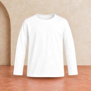 Tee-shirt manches longues enfant Sol's Imperial Blanc