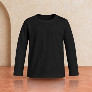 Tee-shirt manches longues enfant Sol's Imperial Noir profond
