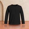 Tee-shirt manches longues enfant Sol's Imperial Noir profond