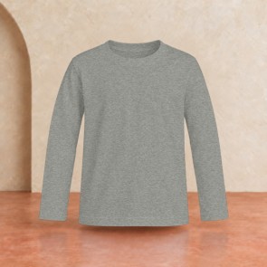Tee-shirt manches longues enfant Sol's Imperial Gris chiné