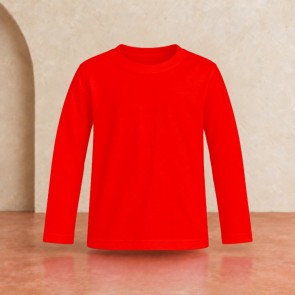 Tee-shirt manches longues enfant Sol's Imperial Rouge