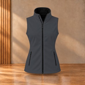 Gilet softshell femme Result R232F Charcoal / Black