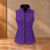 Gilet softshell femme Result R232F Purple / Black