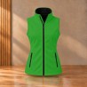 Gilet softshell femme Result R232F Vivid Green / Black