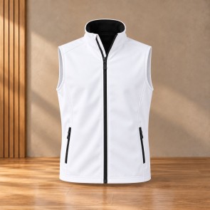 Gilet softshell Result R232 White / Black