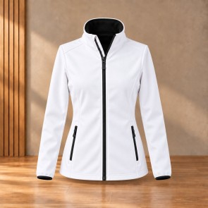 Veste softshell femme Result R231F White / Black