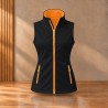 Gilet softshell femme Result R232F Black / Orange