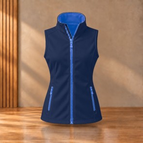 Gilet softshell femme Result R232F Navy / Royal