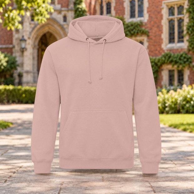 Sweat à capuche homme AWDis JH001 Dusty Pink
