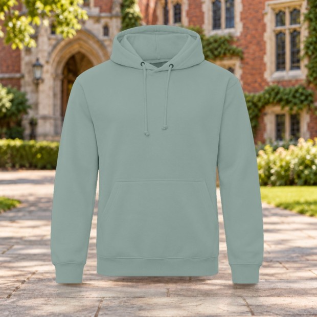 Sweat à capuche homme AWDis JH001 Dusty Green