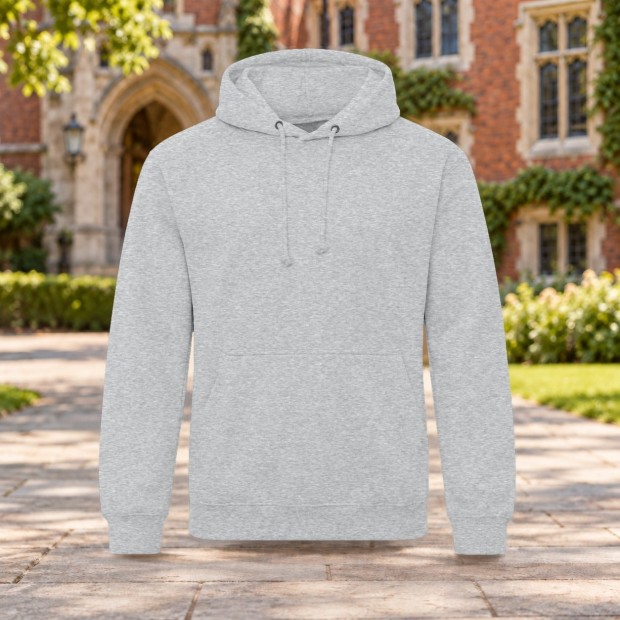 Sweat à capuche homme AWDis JH001 Heather Grey