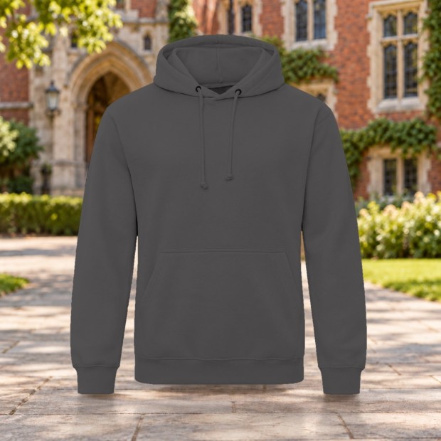 Sweat à capuche homme AWDis JH001 Charcoal