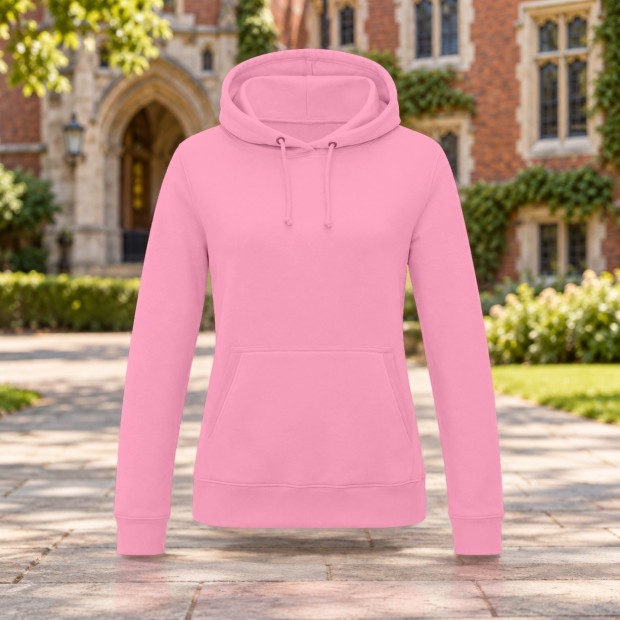 Sweat à capuche femme AWDis JH001F Candyfloss Pink