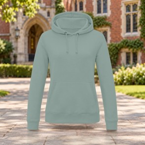 Sweat à capuche femme AWDis JH001F Dusty Green
