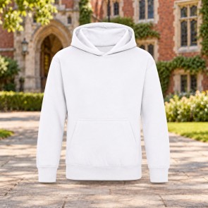 Sweat à capuche enfant AWDis JH001J Arctic White