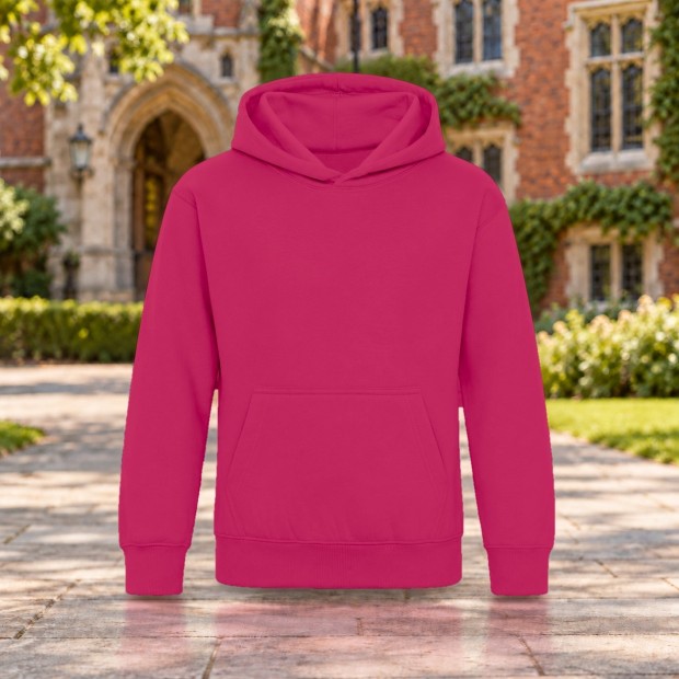 Sweat à capuche enfant AWDis JH001J Hot Pink