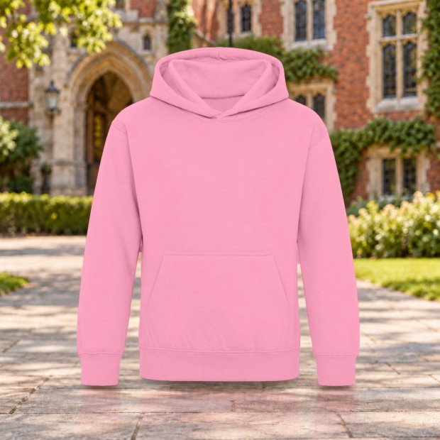 Sweat à capuche enfant AWDis JH001J Candyfloss Pink