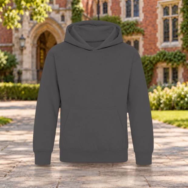 Sweat à capuche enfant AWDis JH001J Charcoal