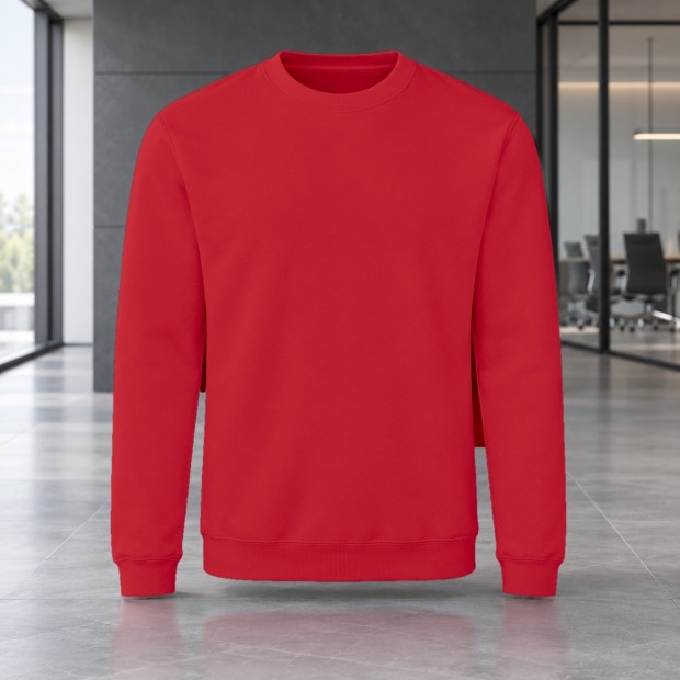 Sweat col rond homme AWDis JH030 Fire Red