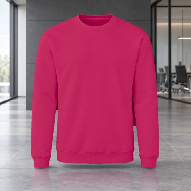 Sweat col rond homme AWDis JH030 Hot Pink