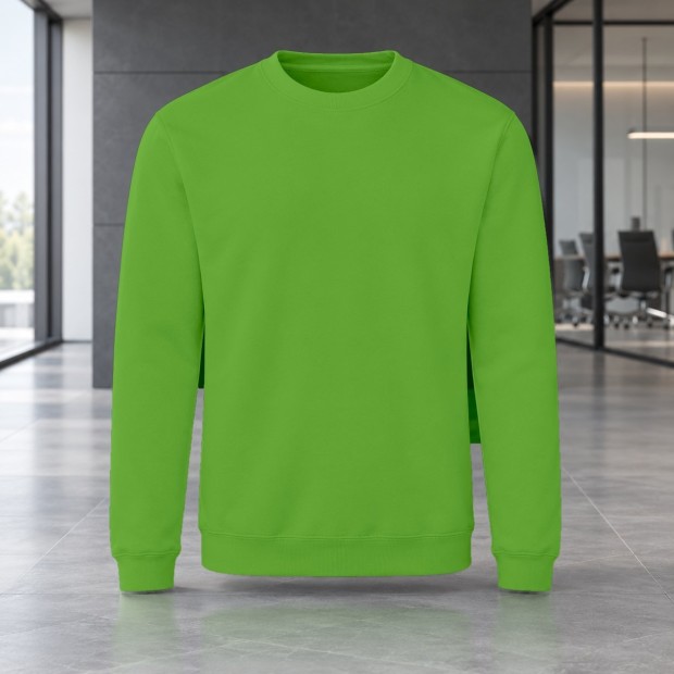Sweat col rond homme AWDis JH030 Lime Green