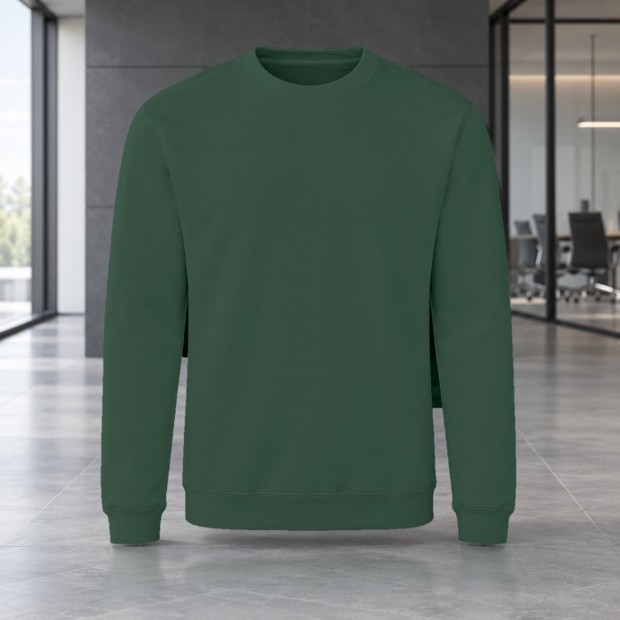 Sweat col rond homme AWDis JH030 Bottle Green