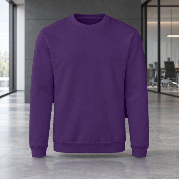 Sweat col rond homme AWDis JH030 Purple