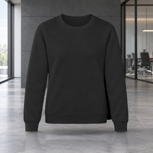 Sweat col rond femme AWDis JH030F Deep Black