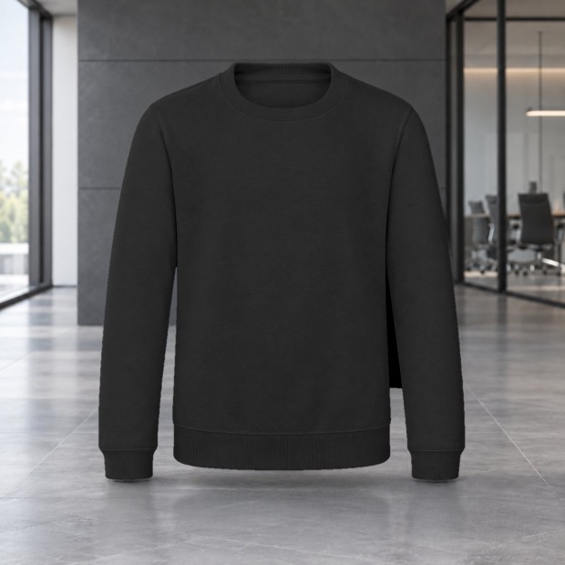 Sweat col rond enfant AWDis JH030J Deep Black
