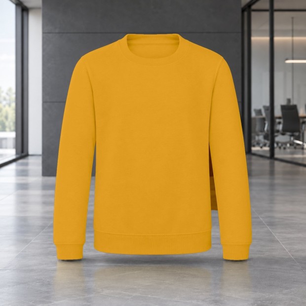 Sweat col rond enfant AWDis JH030J Mustard