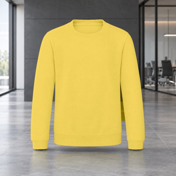 Sweat col rond enfant AWDis JH030J Sun Yellow