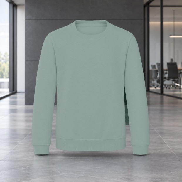 Sweat col rond enfant AWDis JH030J Dusty Green