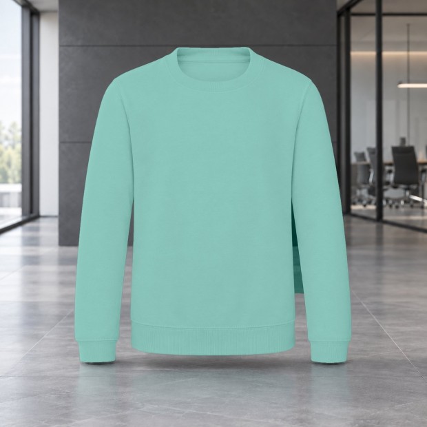 Sweat col rond enfant AWDis JH030J Seafoam