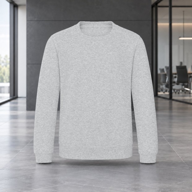 Sweat col rond enfant AWDis JH030J Heather Grey