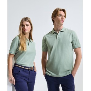 Polo homme et polo femme personnalisables – photo officielle, portés en duo