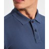 Polo homme personnalisable – photo officielle, détail du col et de la patte de boutonnage