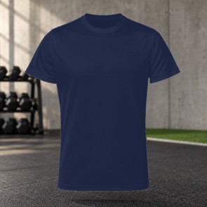 Tee-shirt de running homme personnalisable TriDri TR010 – Navy, face